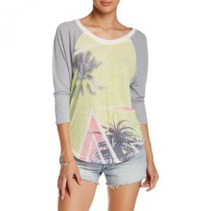 Roxy Palm Displaced Raglan Tee